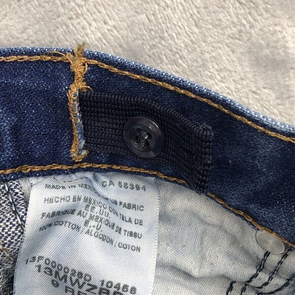 Wrangle Jeans Boys 9 Reg Straight Leg Blue Medium Wash Adjustable Waist Ranch - Picture 9 of 9